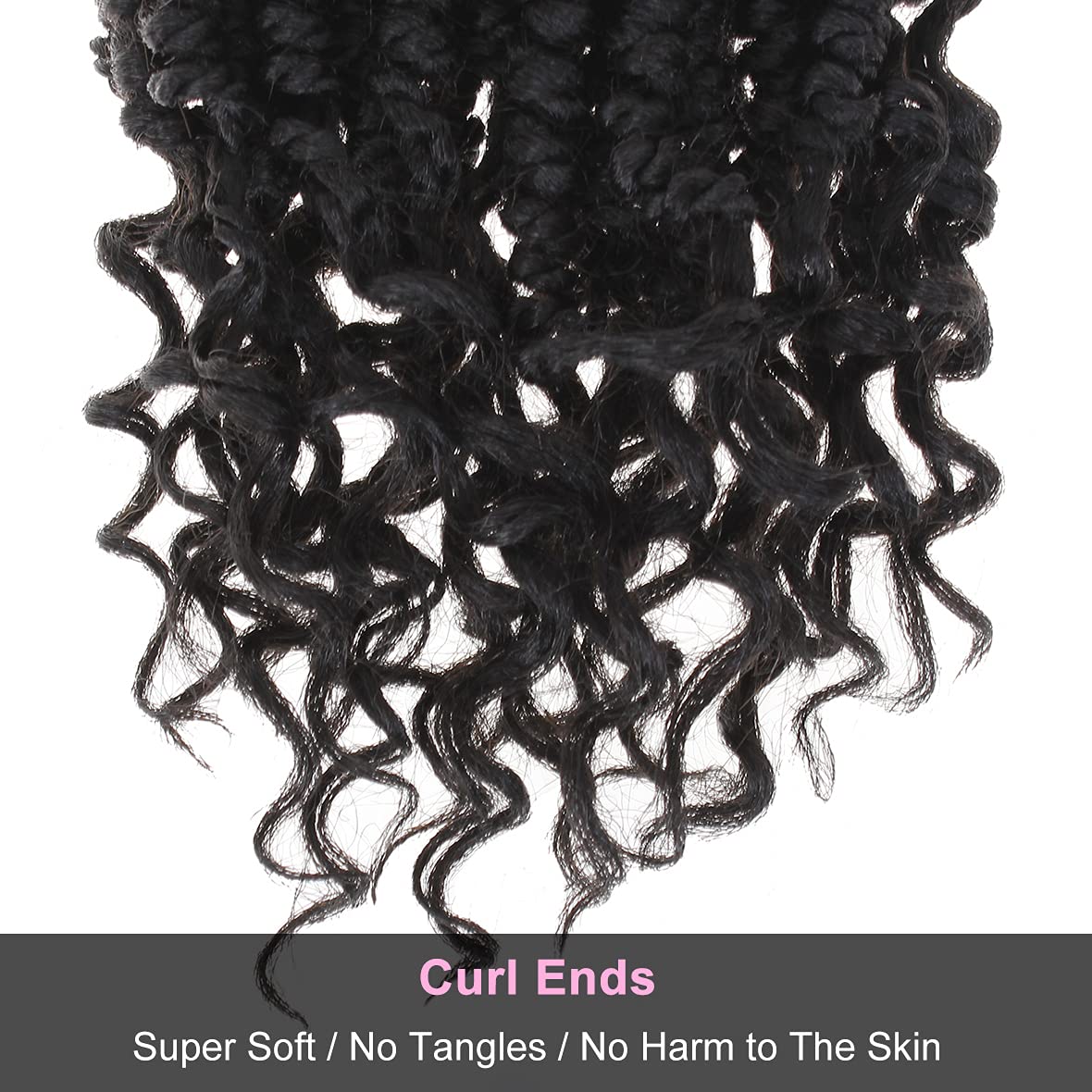 12inch Spring Senegalese Twist Crochet Braids Curl End Crochet Hair Pre-looped Passion Twist Hair Extensions