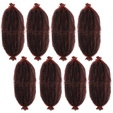 Pre-Separated Springy Afro Twist Hair Spring Twist Hair For Distressed Soft Locs Natural Black Long Marley Twist Braiding Hair Extension