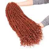 24Inch Butterfly Locs Crochet  Hair Long Butterfly Faux Locs With Curly Ends Pre-twisted Goddess Locs Crochet Braiding Hair