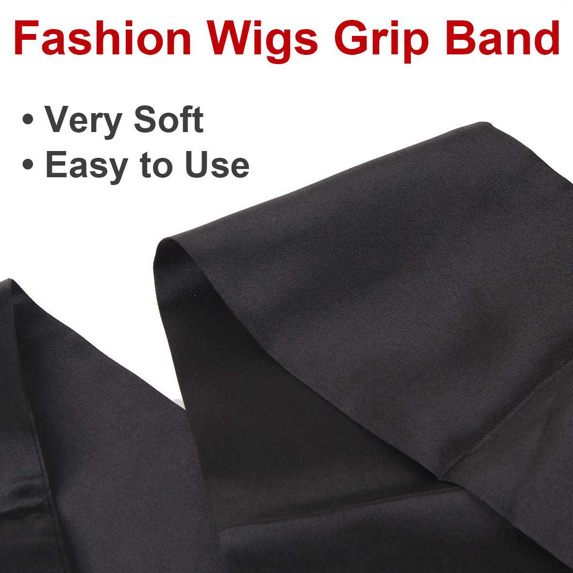 Satin Edge Scarves For Hair Laying Scarf For Lace Front Wig Non Slip Hair Wrap Wigs Grip Band For Hair