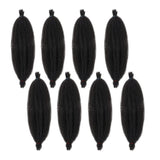 Pre-Separated Springy Afro Twist Hair Spring Twist Hair For Distressed Soft Locs Natural Black Long Marley Twist Braiding Hair Extension