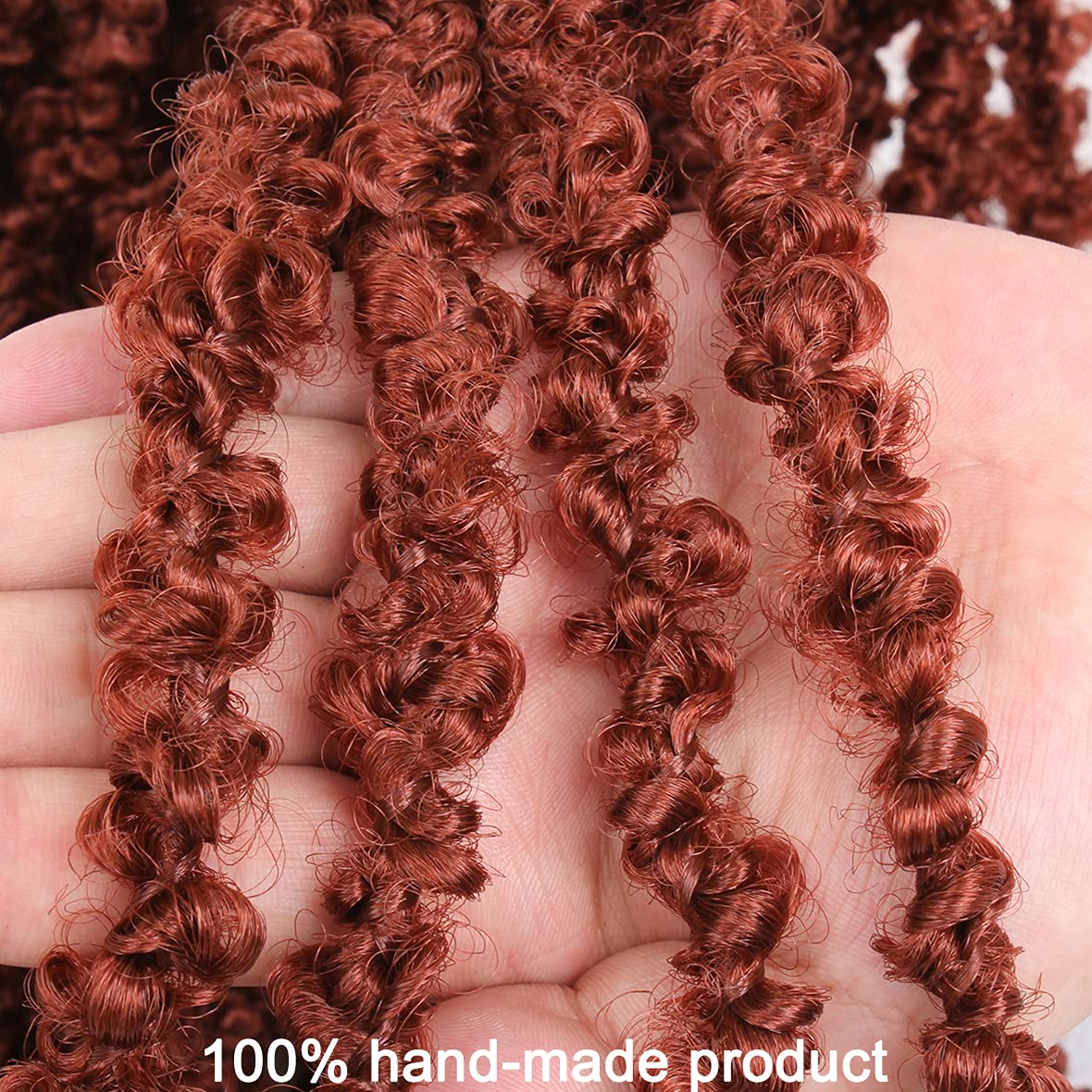 18inch Butterfly Locs Crochet Hair Pre-looped Synthetic Faux Locs Distressed Crochet Braids Extended