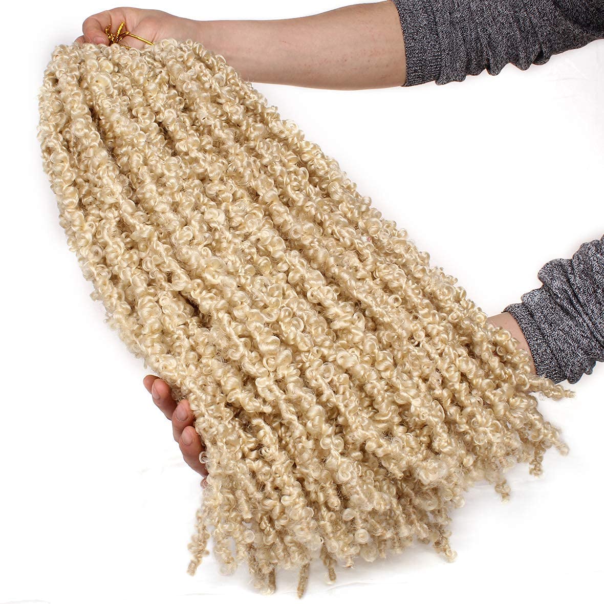 18inch Butterfly Locs Crochet Hair Pre-looped Synthetic Faux Locs Distressed Crochet Braids Extended