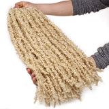 18inch Butterfly Locs Crochet Hair Pre-looped Synthetic Faux Locs Distressed Crochet Braids Extended