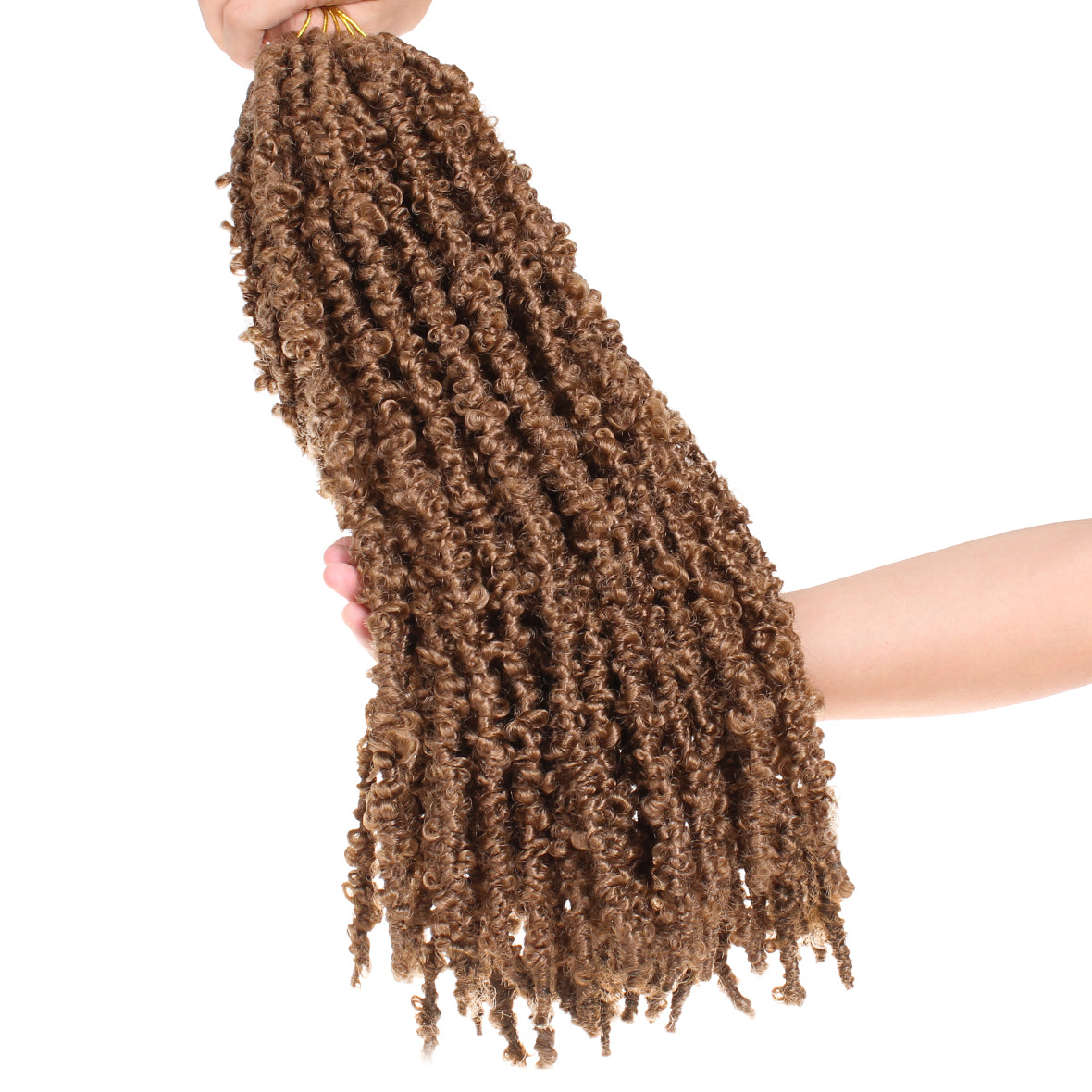 18inch Butterfly Locs Crochet Hair Pre-looped Synthetic Faux Locs Distressed Crochet Braids Extended