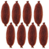 Pre-Separated Springy Afro Twist Hair Spring Twist Hair For Distressed Soft Locs Natural Black Long Marley Twist Braiding Hair Extension