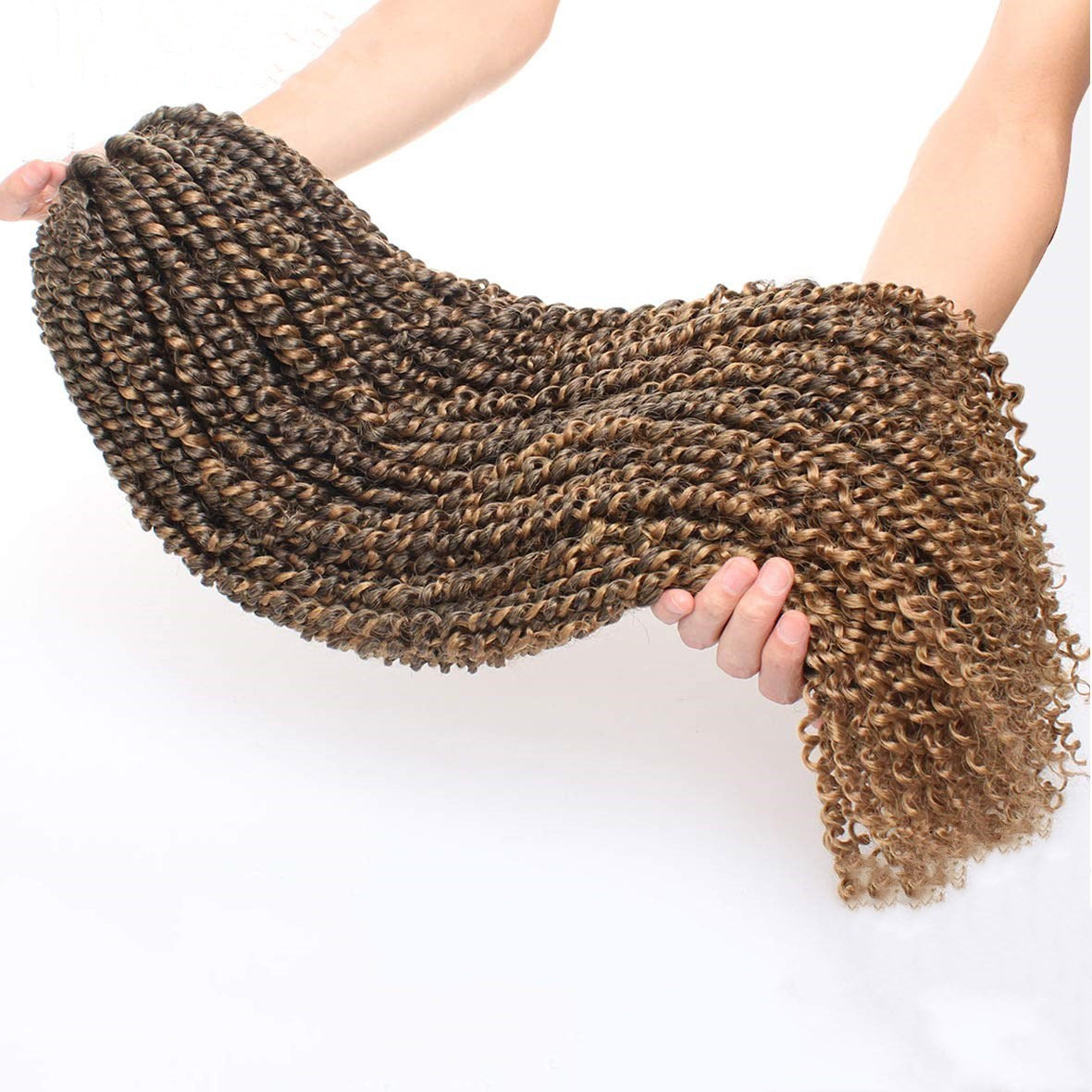 Pre-twisted Passion Twist Crochet Hair 22inch Pre-Looped Passion Twist Bohemian Crochet Braids Hair Extensions