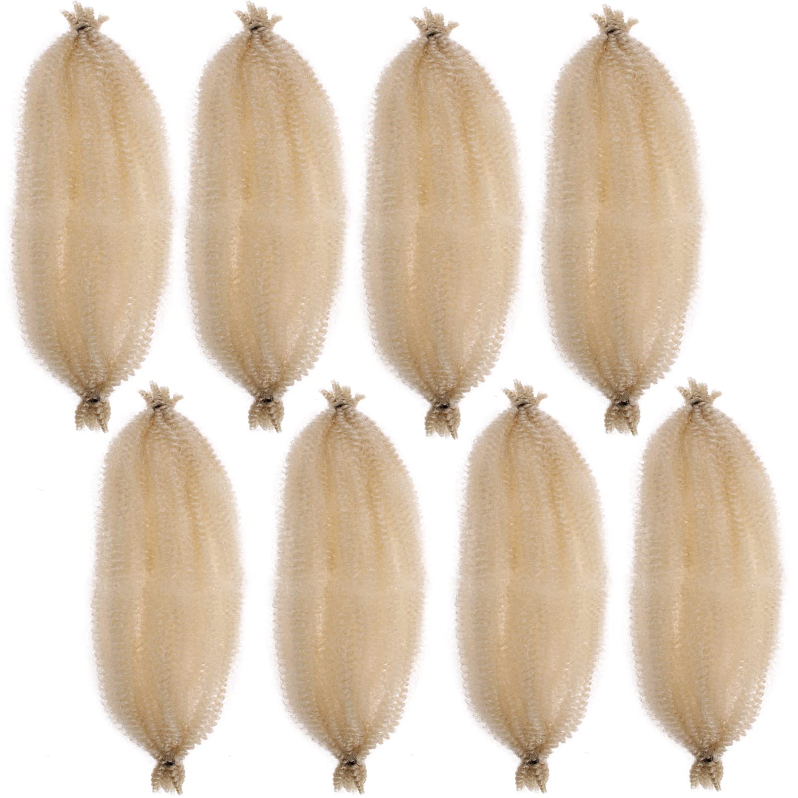 Pre-Separated Springy Afro Twist Hair Spring Twist Hair For Distressed Soft Locs Natural Black Long Marley Twist Braiding Hair Extension