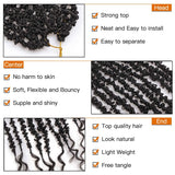 24Inch Butterfly Locs Crochet  Hair Long Butterfly Faux Locs With Curly Ends Pre-twisted Goddess Locs Crochet Braiding Hair