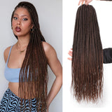 30inch Ombre Box Braids Crochet Hair Pre-looped Synthetic Braids Hair Extensions Crochet Braids Hair