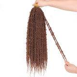 20 Inch Knotless Jungle Box Braids Pre-Looped Goddess Box Braids Hair Butterfly Crochet Braid Hair