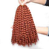 12Inch Passion Twist Hair Short Water Wave Snythetic Crochet Braids Hair for Distressed Butterfly Locs Passion Twist Braiding Curl Hair