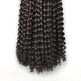 12Inch Passion Twist Hair Short Water Wave Snythetic Crochet Braids Hair for Distressed Butterfly Locs Passion Twist Braiding Curl Hair