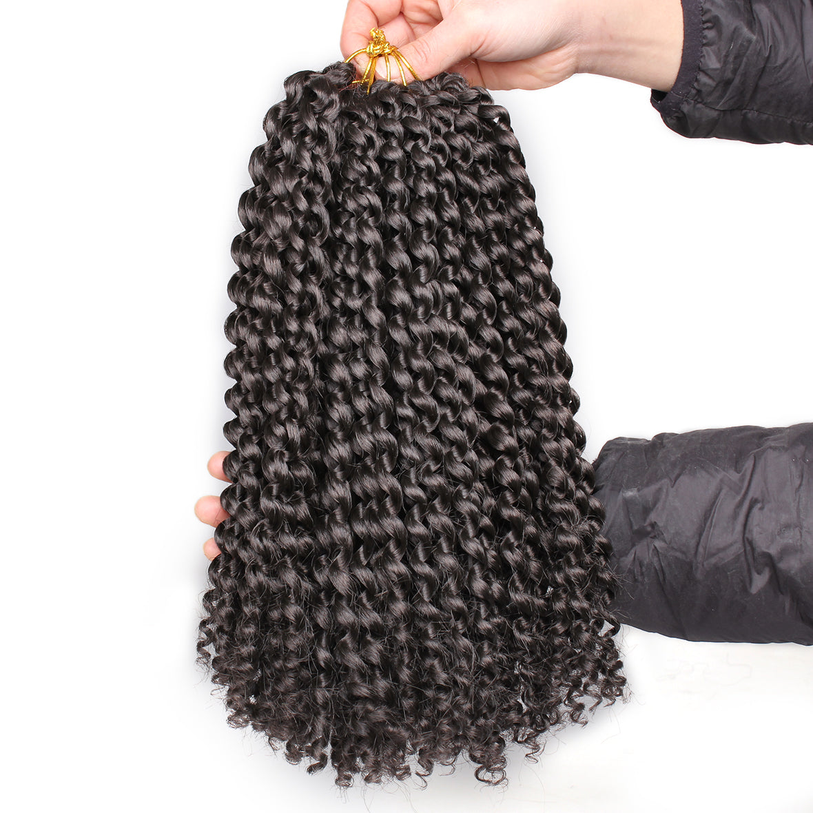 12Inch Passion Twist Hair Short Water Wave Snythetic Crochet Braids Hair for Distressed Butterfly Locs Passion Twist Braiding Curl Hair