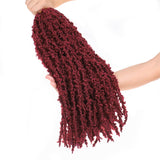 18inch Butterfly Locs Crochet Hair Pre-looped Synthetic Faux Locs Distressed Crochet Braids Extended