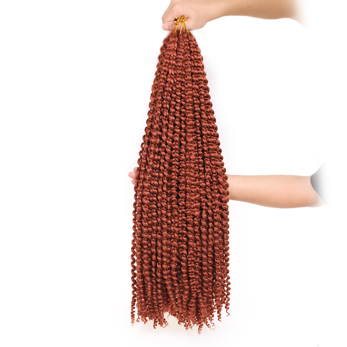 30Inch Long Passion Twist Hair Water Wave Synthetic Crochet Braids Hair Goddess Bohemian Hair for Butterfly Locs Crochet Braiding Hair