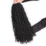 18inch Butterfly Locs Crochet Hair Pre-looped Synthetic Faux Locs Distressed Crochet Braids Extended