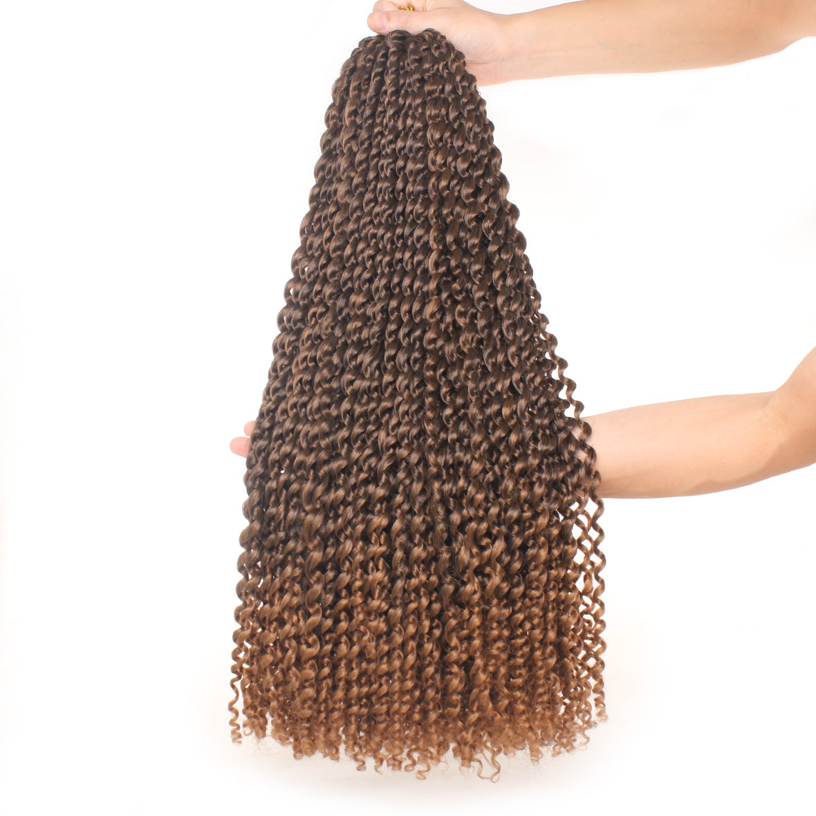 24Inch Water Wave Passion Twist Hair Crochet Braids Hair Goddess Crochet Synthetic Braided Hair Extensions