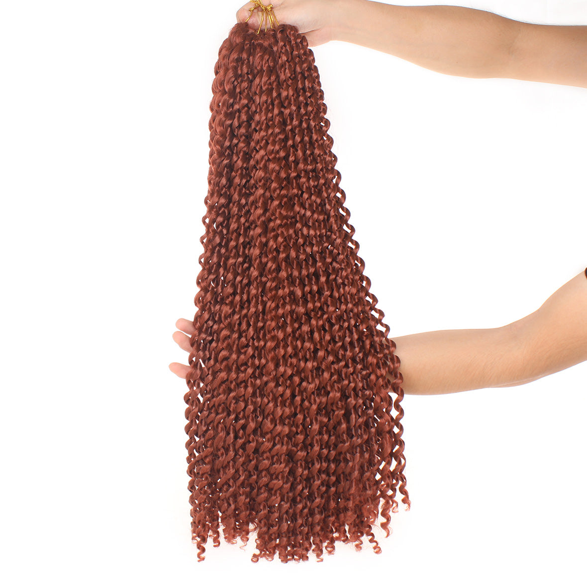 24Inch Water Wave Passion Twist Hair Crochet Braids Hair Goddess Crochet Synthetic Braided Hair Extensions