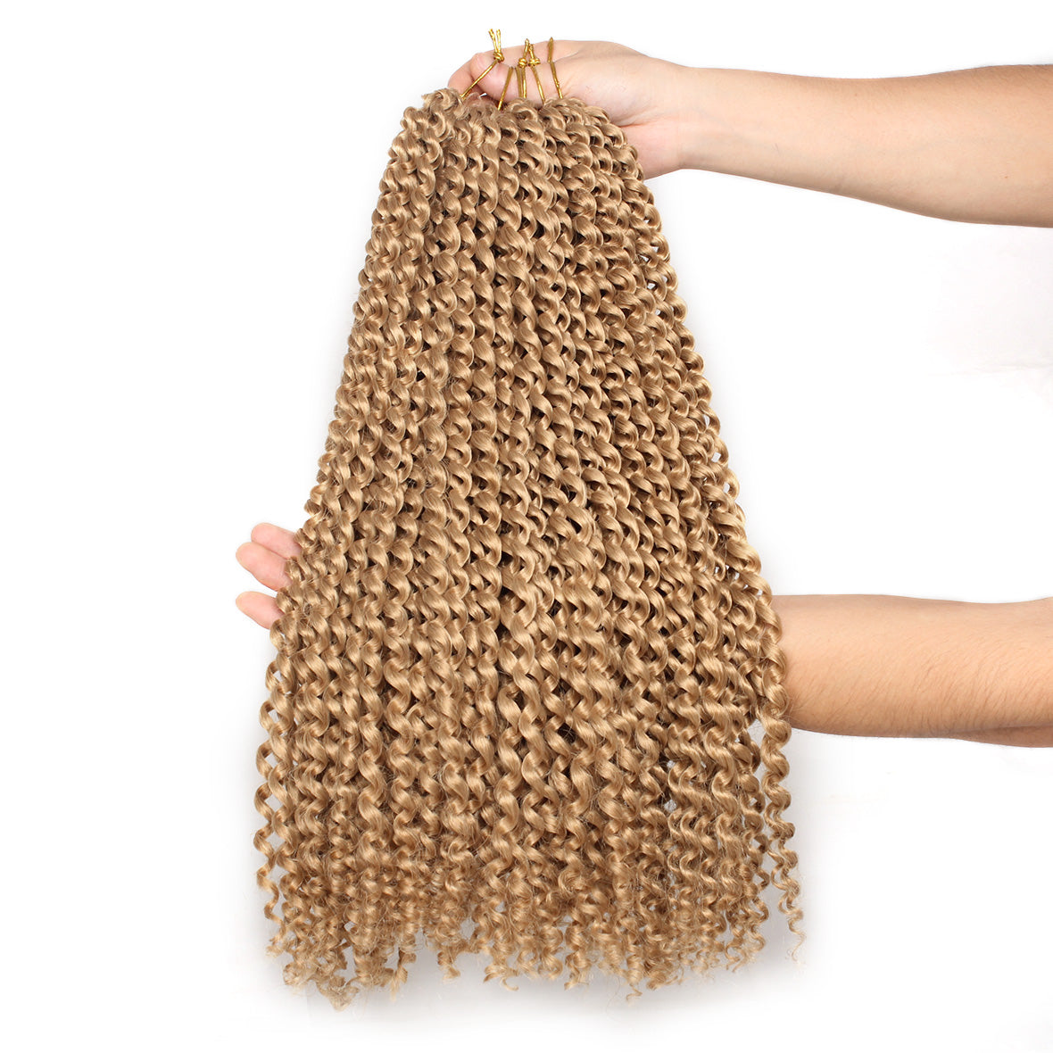 24Inch Water Wave Passion Twist Hair Crochet Braids Hair Goddess Crochet Synthetic Braided Hair Extensions