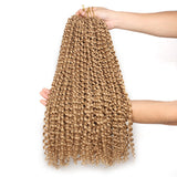 24Inch Water Wave Passion Twist Hair Crochet Braids Hair Goddess Crochet Synthetic Braided Hair Extensions