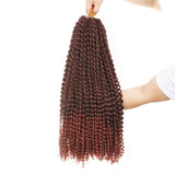 24Inch Water Wave Passion Twist Hair Crochet Braids Hair Goddess Crochet Synthetic Braided Hair Extensions