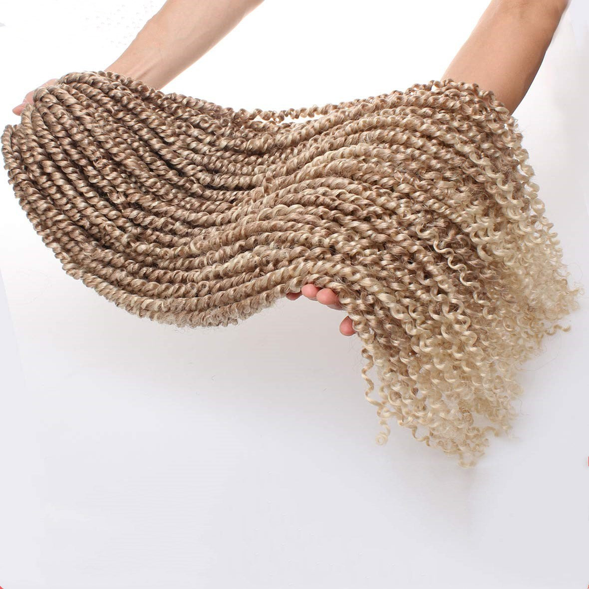 Pre-twisted Passion Twist Crochet Hair 22inch Pre-Looped Passion Twist Bohemian Crochet Braids Hair Extensions