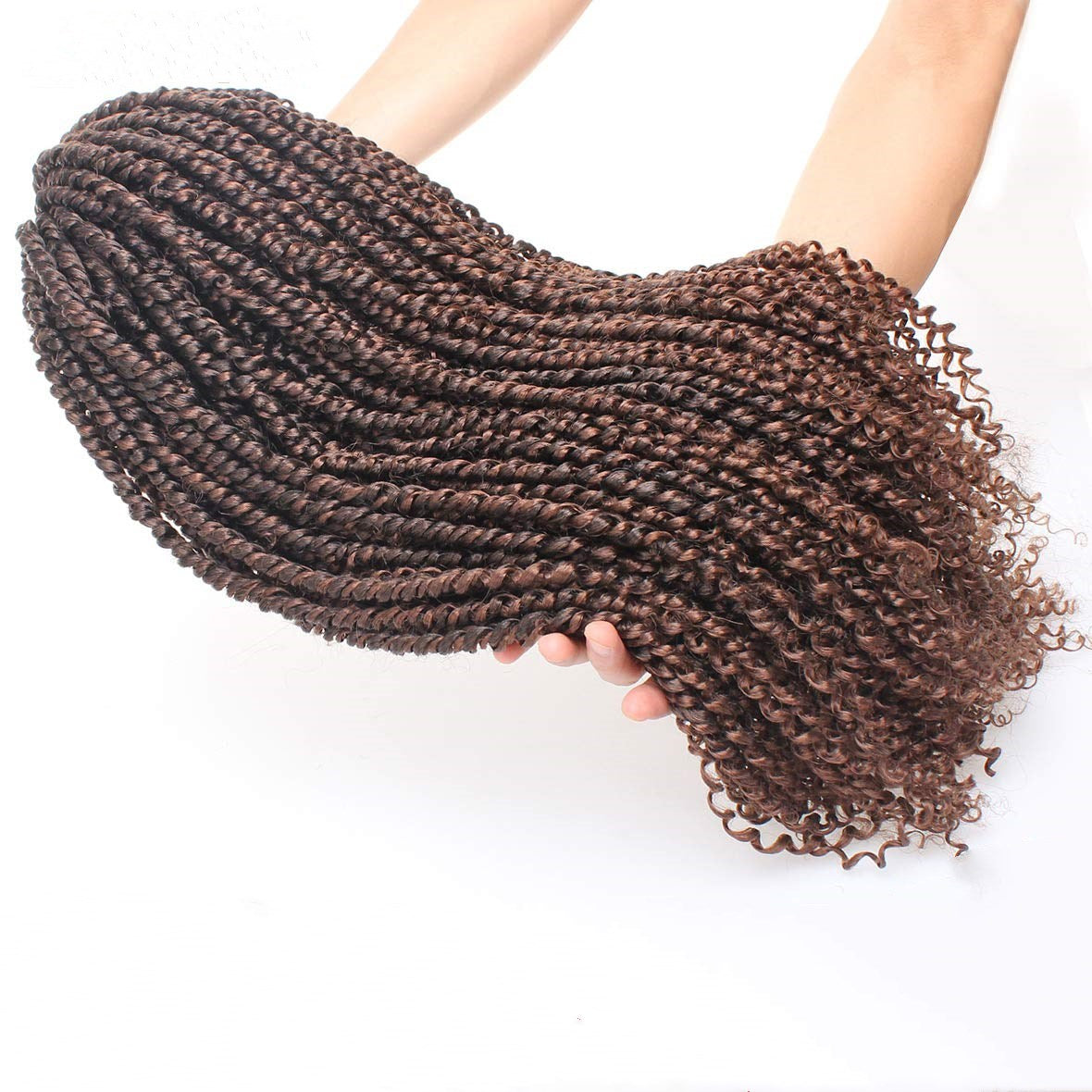 Pre-twisted Passion Twist Crochet Hair 22inch Pre-Looped Passion Twist Bohemian Crochet Braids Hair Extensions