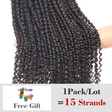 Pre-twisted Passion Twist Crochet Hair 22inch Pre-Looped Passion Twist Bohemian Crochet Braids Hair Extensions