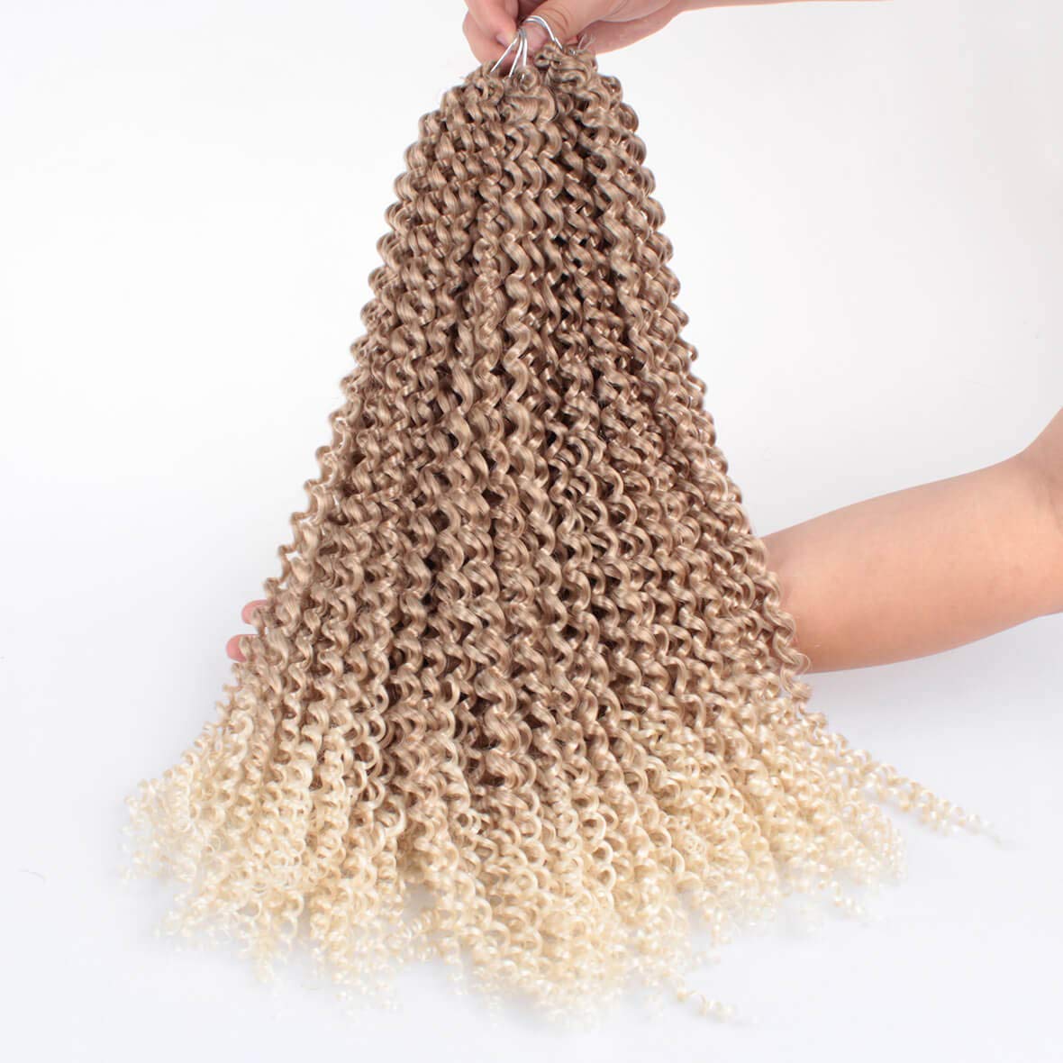 24Inch Water Wave Passion Twist Hair Crochet Braids Hair Goddess Crochet Synthetic Braided Hair Extensions