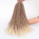 24Inch Water Wave Passion Twist Hair Crochet Braids Hair Goddess Crochet Synthetic Braided Hair Extensions