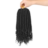 12inch Spring Senegalese Twist Crochet Braids Curl End Crochet Hair Pre-looped Passion Twist Hair Extensions