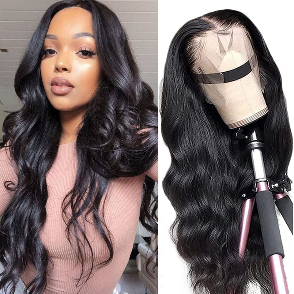 Unionbeauty Hair Body Wave Lace Front Wig HD Transparent Lace Frontal Wig  Human Hair Wigs For Women 13x6 Brazilian Closure Wig - 10inch / 150%  Density