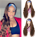 24 Inch Headband Wigs Loose Wave Kinky Curly Wig Long Glueless Wigs For Women Synthetic Heat Resistant Wig