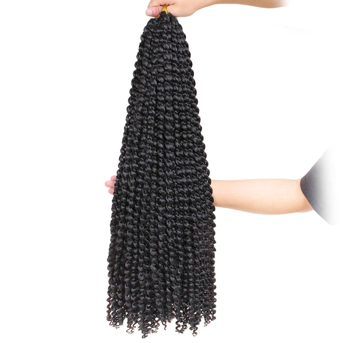 30Inch Long Passion Twist Hair Water Wave Synthetic Crochet Braids