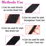 26 Inch Pre-stretched Braids Hair Yaki Texture Synthetic Crochet Braids Hair  For Twist Braiding Hair