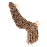 36 Inch Nu Faux Locs Crochet Braids Hair Goddess Faux Natural Soft Locs Crochet Braiding Synthetic Hair