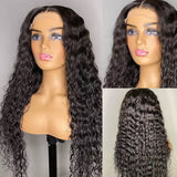 Deep Wave Lace Front Wig Closure Human Hair Wigs Brazilian Curly Wave Wigs For Black Women