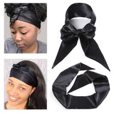 Satin Edge Scarves For Hair Laying Scarf For Lace Front Wig Non Slip Hair Wrap Wigs Grip Band For Hair