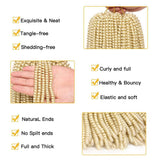 12Inch Spring Twist Crochet Hair Synthetic Fluffy Hair Twist Braiding Hair Extensions Suitable For Butterfly
