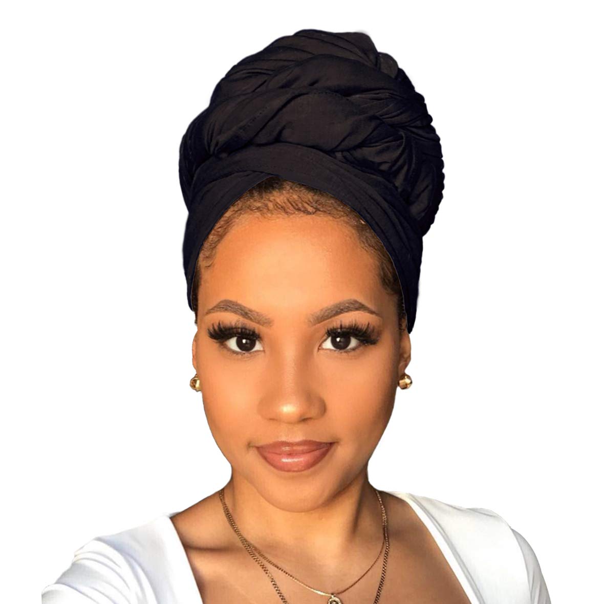 thumbnail image 2 of 12-Piece Head Wraps For Women - African Turbans & Headscarves In Assorted Colors 2 of 11