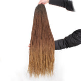 34Inch Long Senegalese Twist Hair Pre-looped Synthetic Crochet Braids Hair Extensions