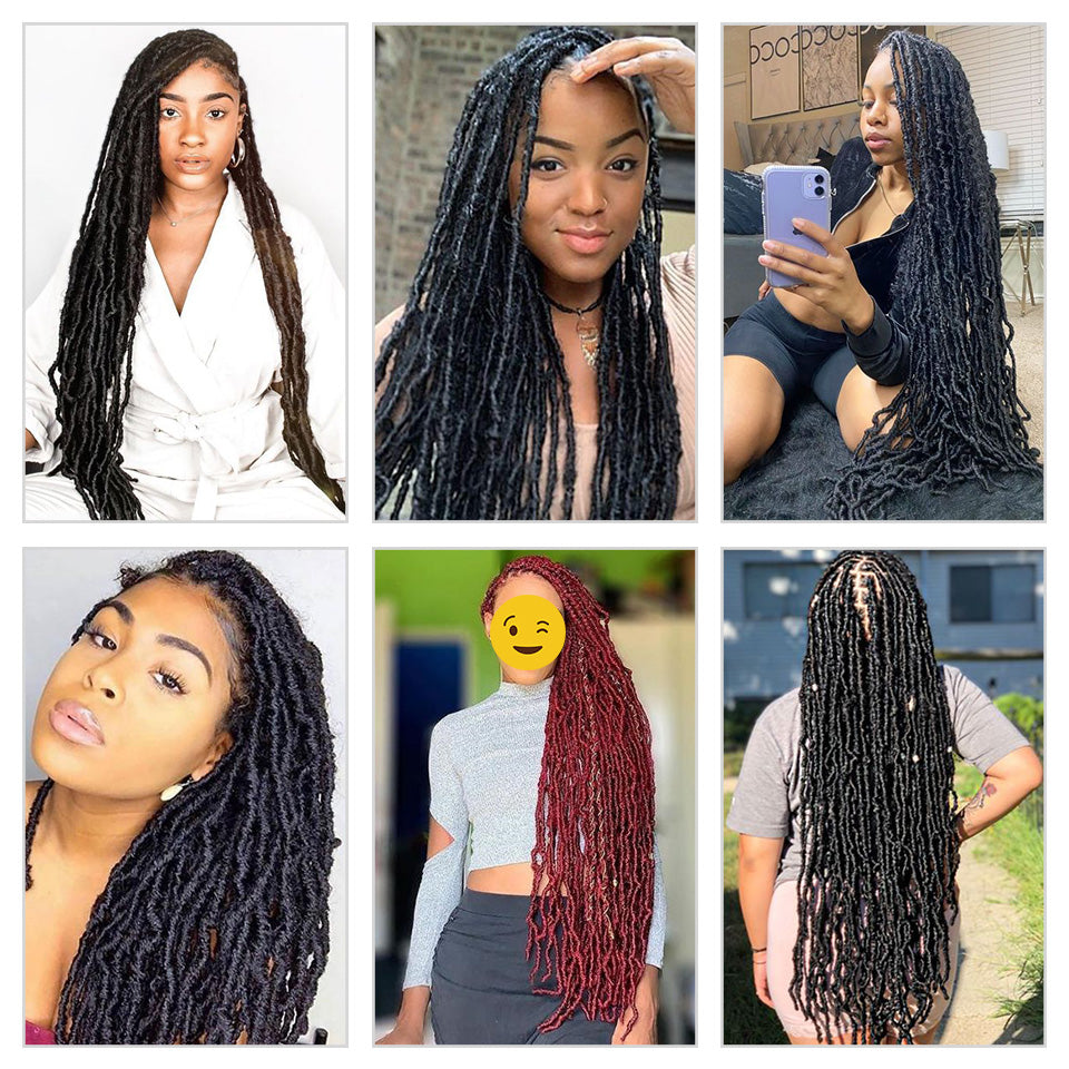 GODDESS CROCHET FAUX LOCS WITH ACCESSORIES  Faux locs hairstyles, Braided  hairstyles, Hair styles
