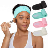 4Pcs Makeup Headband Adjustable Facial Headbands Make For Face Washing Bathing Showers