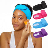 4Pcs Makeup Headband Adjustable Facial Headbands Make For Face Washing Bathing Showers