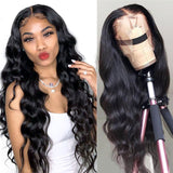 Body Wave Lace Front Human Wigs Baby Hair Transparent Lace Frontal Wigs 13×6 T part Brazilian Body Wave Lace Front Wig