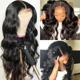 Body Wave Lace Front Human Wigs Baby Hair Transparent Lace Frontal Wigs 13×6 T part Brazilian Body Wave Lace Front Wig
