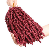 12"20"30 inch Butterfly Locs Crochet Hair Pre-looped Butterfly Soft Locs Crochet Braids Synthetic Braiding Hair