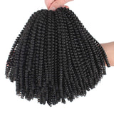 8inch Spring Twist Hair Suitable Butterfly Crochet Braids Hair Kanekalon Extension Hair