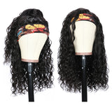 Water Wave Headband Wig Brazilian Virgin Hair Natural Human Hair Headband Wigs For Black Women